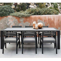 Table de Jardin Rectangulaire en Métal - NIDO - INCITTA