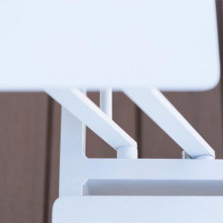 Table basse modulable en aluminium avec 3 plateaux - FERMO - TRESI - lemobilierdejardin.fr