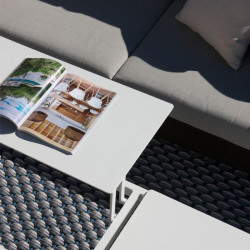 Table basse modulable en aluminium avec 3 plateaux - FERMO - TRESI