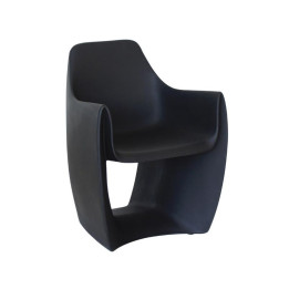 Fauteuil indoor / outdoor noir - GAT - FERMO