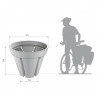 Rangements pour Vélos type porte-vélos & Pot de fleurs - BIKEPOT - lemobilierdejardin.fr