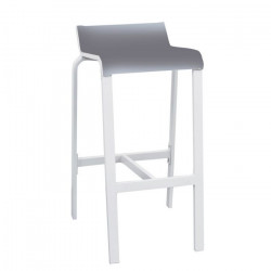 Tabouret Haut Aluminium d’extérieur - LUIS - lemobilierdejardin.fr