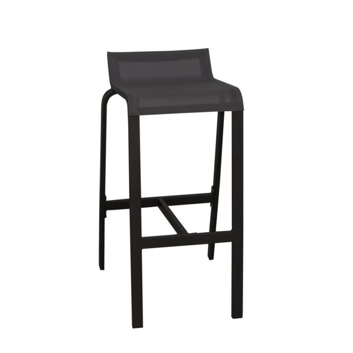 Tabouret Haut Aluminium d’extérieur - LUIS - lemobilierdejardin.fr