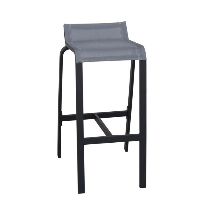 Tabouret Haut Aluminium d’extérieur - LUIS - lemobilierdejardin.fr
