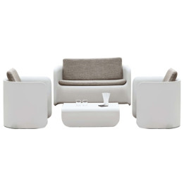 Salon de jardin design avec coussins - NOVA - myyour
