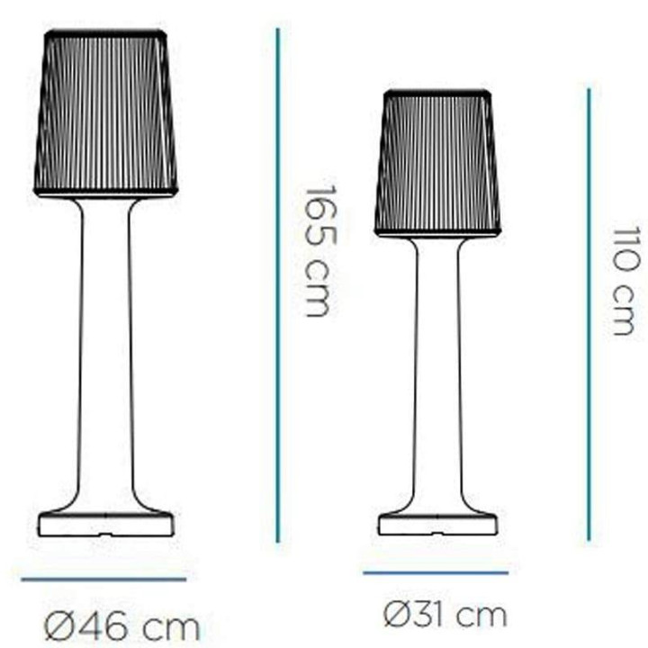 Lampadaire sur pied - CARMEN - lemobilierdejardin.fr