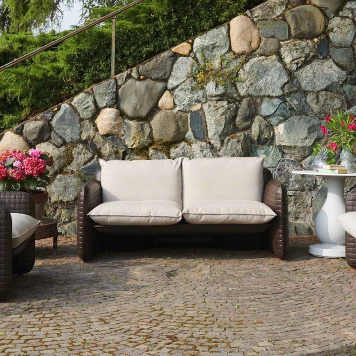 Canapé de jardin pour intérieur et extérieur - MARA - SLIDE