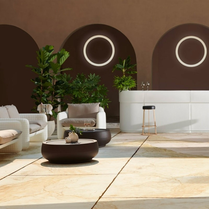 Fauteuil de jardin pour intérieur et extérieur - MARA - SLIDE