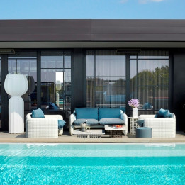 Ensemble Salon de jardin pour intérieur et extérieur - MARA - lemobilierdejardin.fr