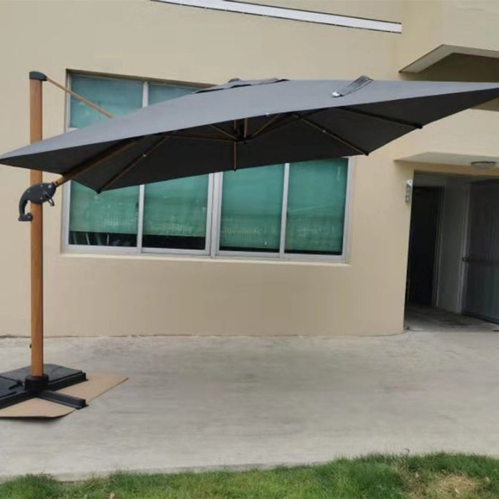 Parasol décentré orientable - lemobilierdejardin.fr
