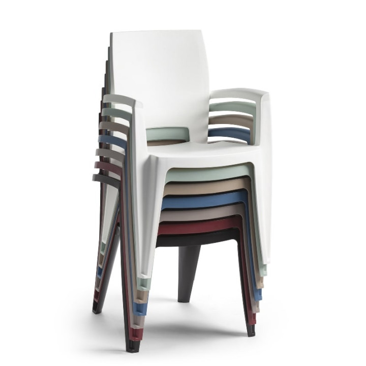 Lot de 6 fauteuil de jardin - AVIVA