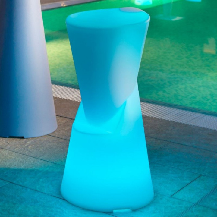 Tabouret de bar lumineux - DOT - LYXO