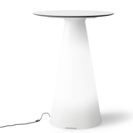 Mange debout lumineux avec plateau rond Ø60 - TIFFANY - LYXO