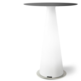 Mange debout lumineux avec plateau rond Ø80 - TIFFANY - LYXO