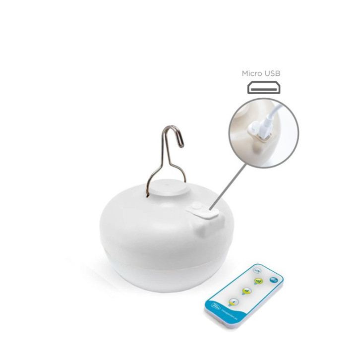 Jardinière ronde suspendue et lumineuse - ELBA 59 - Newgarden