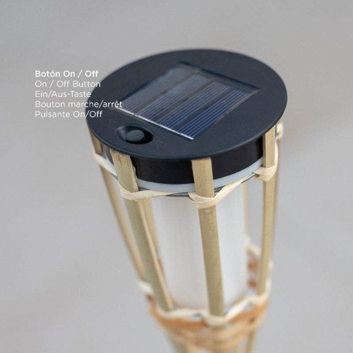 Torche solaire led effet flamme - HIAMA - NEWGARDEN