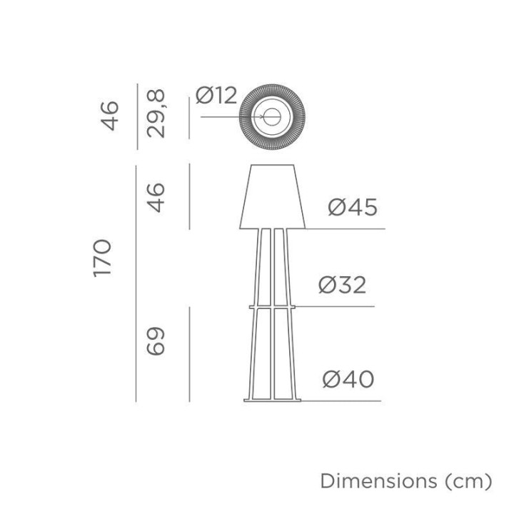 Lampe solaire d'intérieur et d'extérieur - OKINAWA - Newgarden