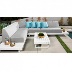 Canapé de jardin en aluminium et tissus - DIANI - INCITTA