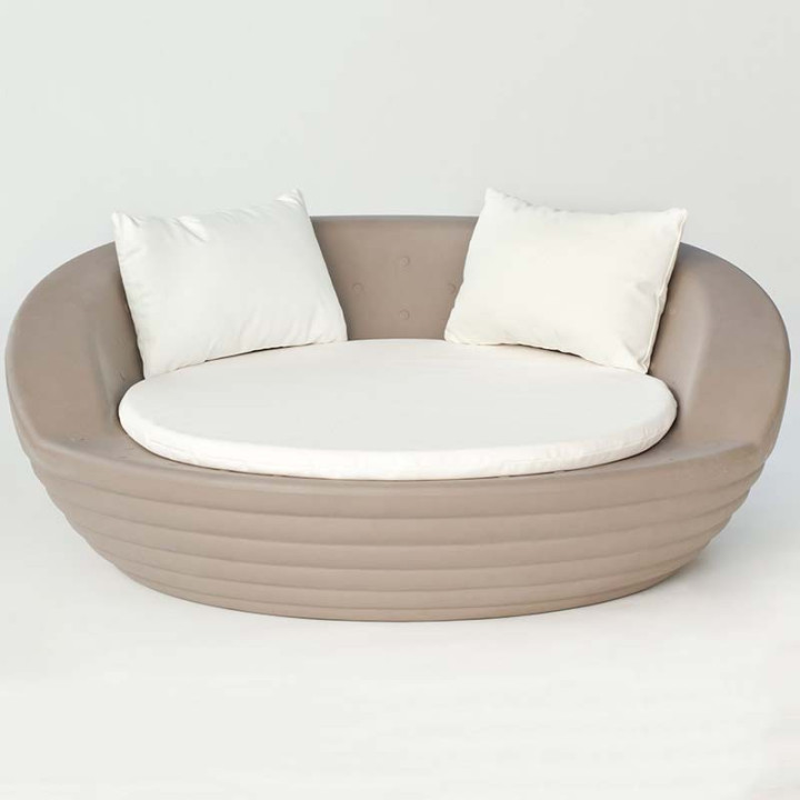 Bain de soleil avec matelas et coussins - FORMENTERA - Newgarden