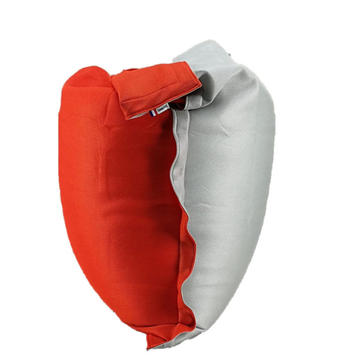 Pouf Géant Bicolore pour Piscine - SHELTO - lemobilierdejardin.fr
