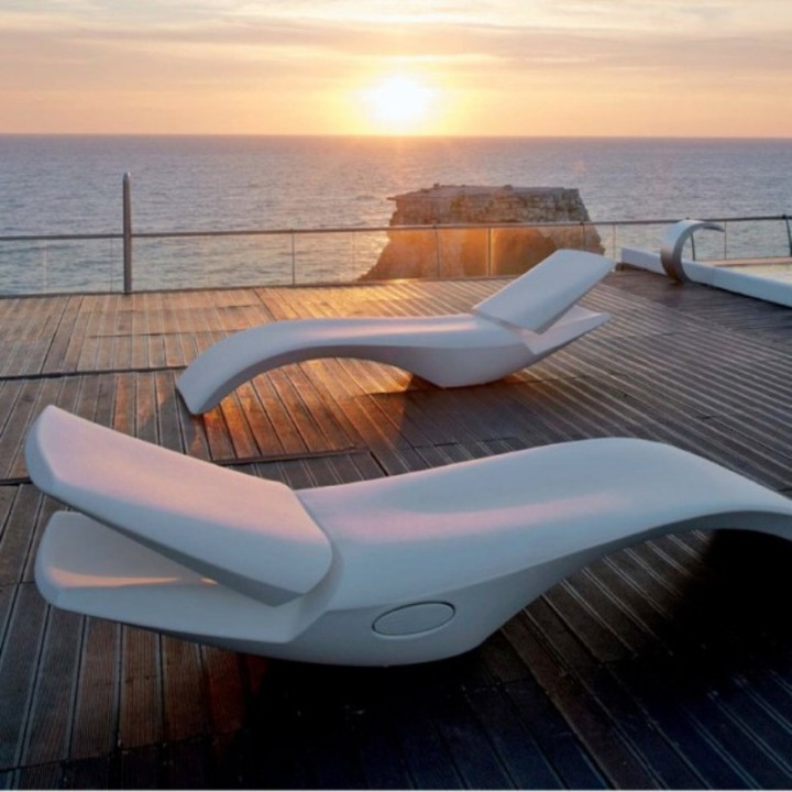 Bain de soleil design réglable - lemobilierdejardin.fr