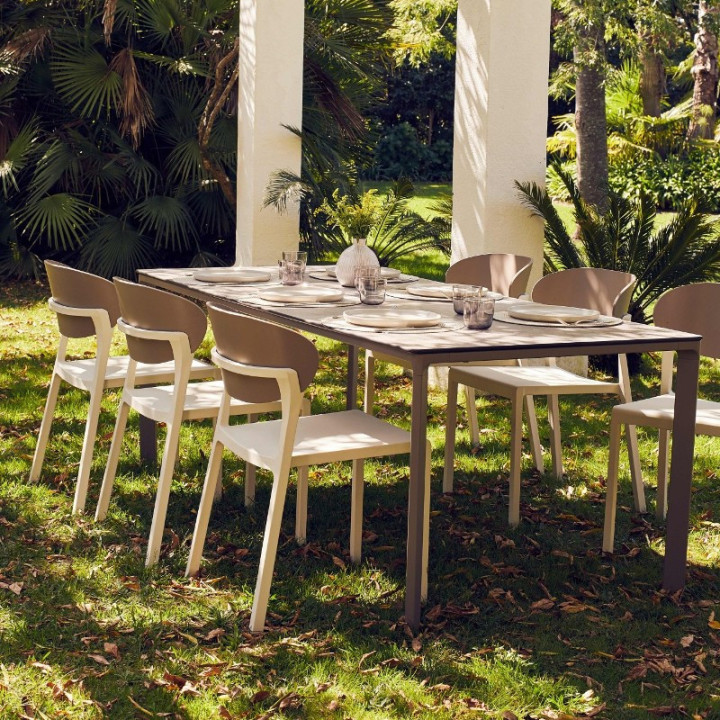 Chaise de jardin empilable - BAKE - EZPELETA