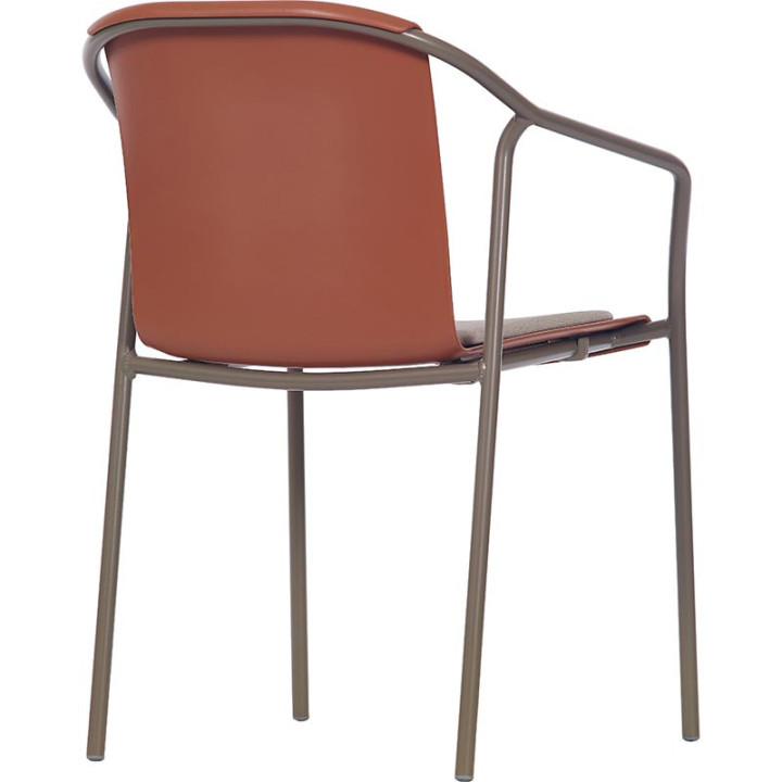 Chaise avec assise empilable - ROD PAD - EZPELETA