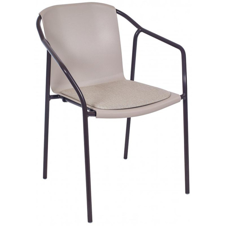 Chaise avec assise empilable - ROD PAD - EZPELETA