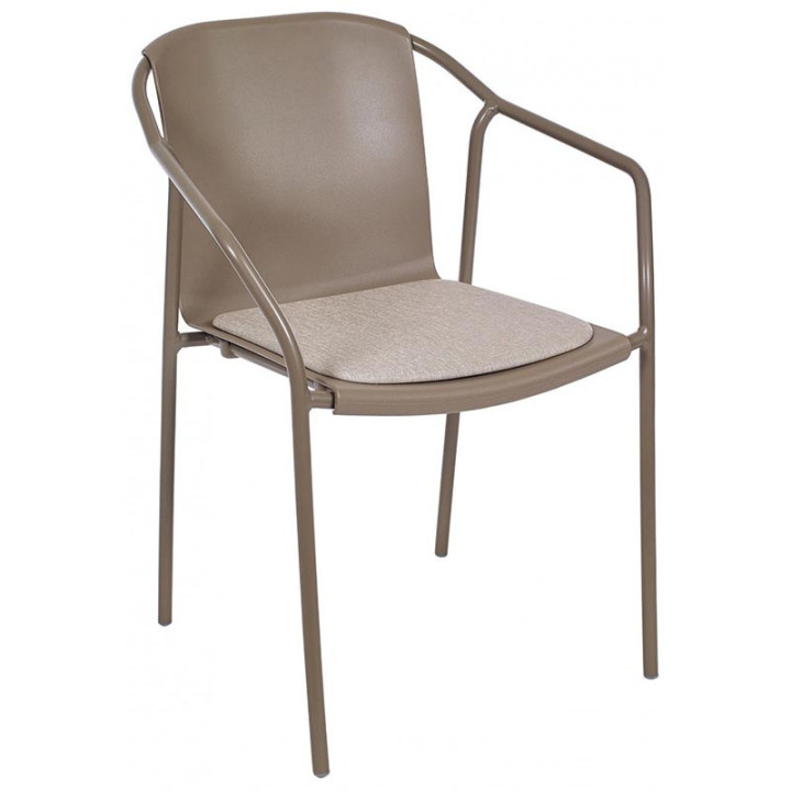 Chaise avec assise empilable - ROD PAD - EZPELETA