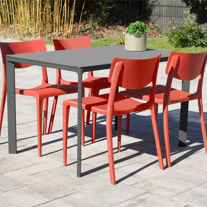Table de repas d'intérieur et d'extérieur - MEET 120X80 - EZPELETA