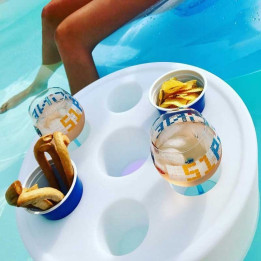 Bar lumineux flottant pour piscine - lemobilierdejardin.fr