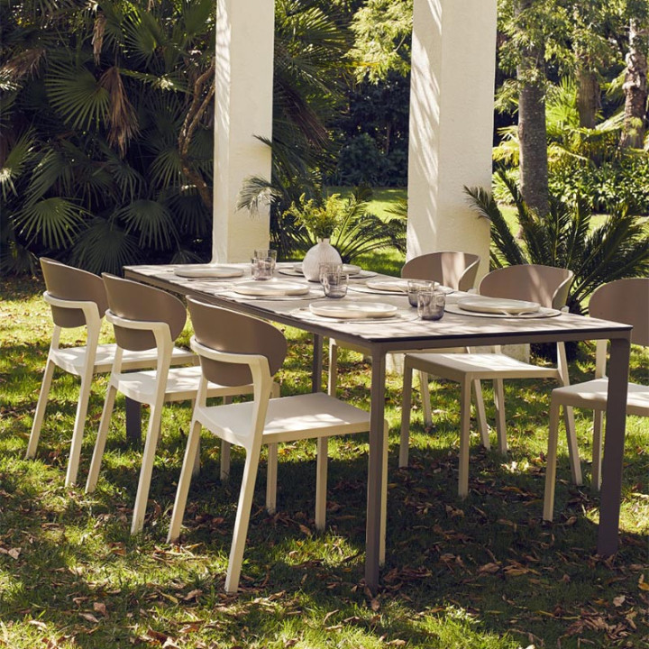 Table de repas d'intérieur et d'extérieur - MEET  - EZPELETA