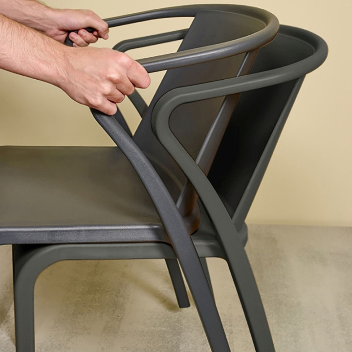 Ensemble table et chaise de jardin 6 personnes - MEET + FADO - EZPELETA