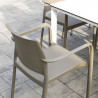 Ensemble table et chaise de jardin 6 personnes - MEET + DOCK - EZPELETA