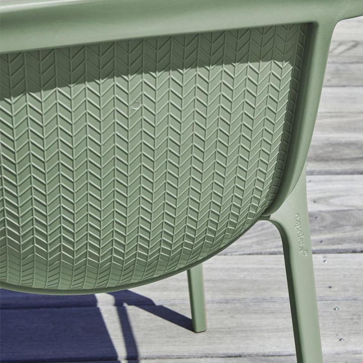 Ensemble table et chaise de jardin 8 personnes - MEET + HOP - EZPELETA