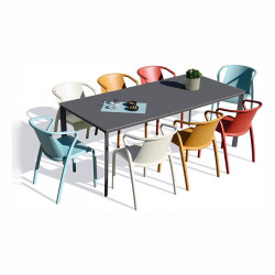Ensemble table et chaise de jardin 8 personnes - MEET + FADO - EZPELETA
