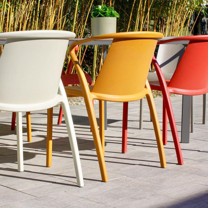 Ensemble table et chaise de jardin 8 personnes - MEET + FADO - EZPELETA