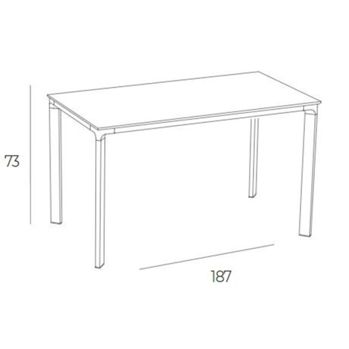 Ensemble table et chaise de jardin 8 personnes - MEET + DOCK - EZPELETA