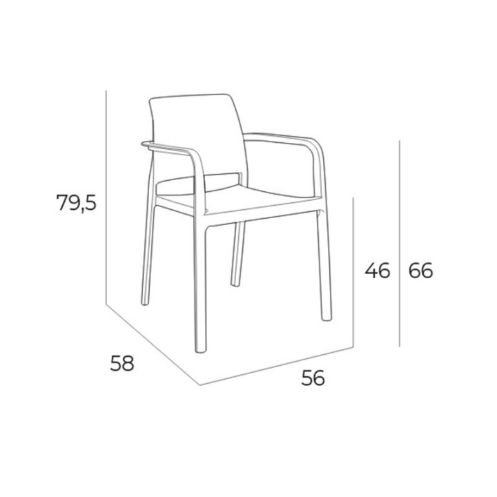 Ensemble table et chaise de jardin 8 personnes - MEET + DOCK - EZPELETA