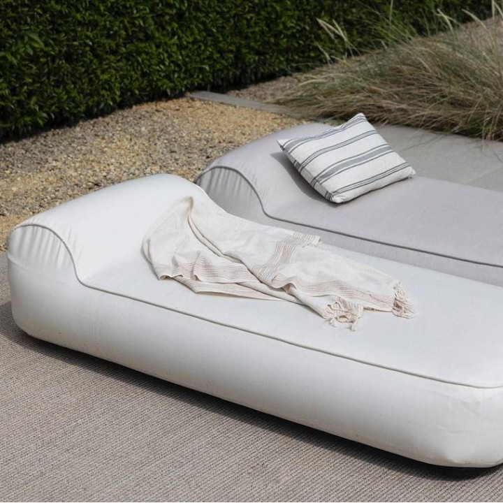 BAIN DE SOLEIL GONFLABLE FLOTTANT POUR JARDIN ET PISCINE