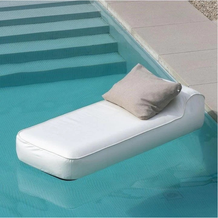 BAIN DE SOLEIL GONFLABLE FLOTTANT POUR JARDIN ET PISCINE