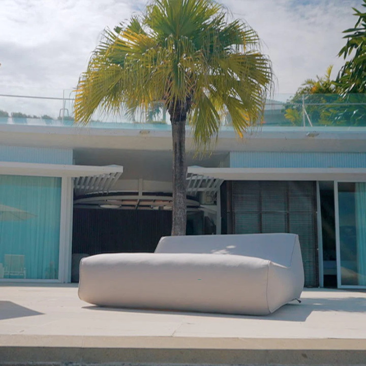 Bain de soleil flottant en tissu imperméable - LAZY CHAIR XXL - fillup