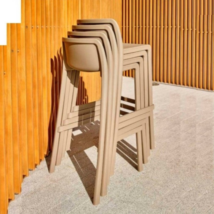 Tabouret de bar empilable - ATTIC - EZPELETA