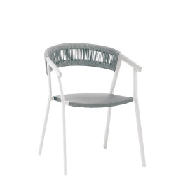 Fauteuil de jardin empilable blanc - AUTO - TRESI