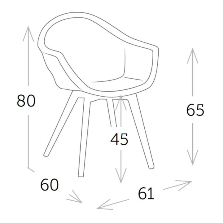 Fauteuil de jardin - CAMPUS - TRESI