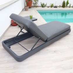 Bain de soleil structure en aluminium - ARTIC - Tresi