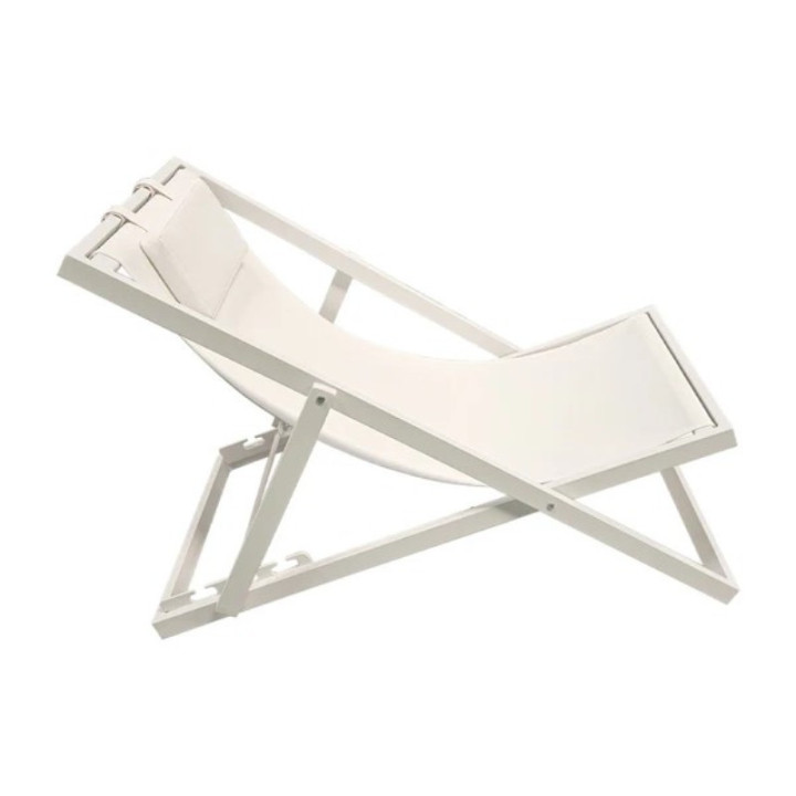 Chaise longue pliante en aluminium - XANTHUS - Tresi