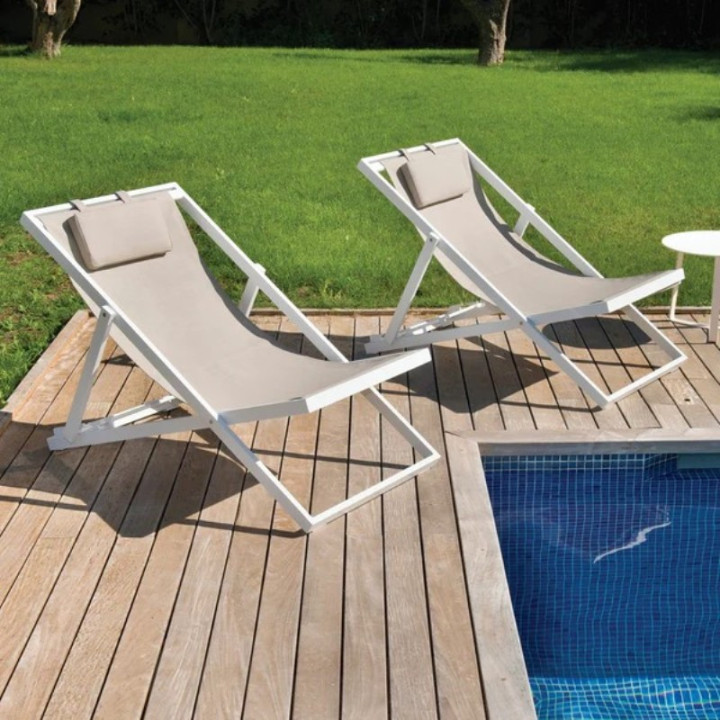 Hamac pliant avec coussin appui-tête - XANTHUS - Tresi