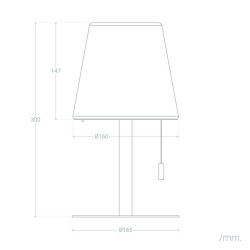 Lampe de Table LED avec Batterie Rechargeable - RESTO