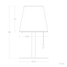 Lampe de Table LED avec Batterie Rechargeable - RESTO